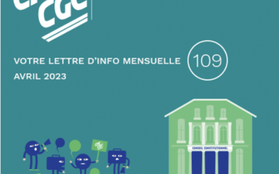 Le bulletin confédéral n° 109 – Avril 2023