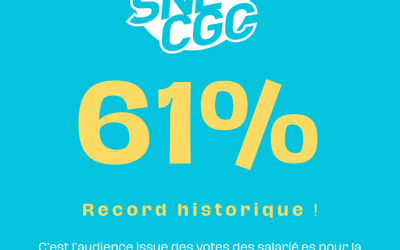RECORD HISTORIQUE POUR LE SNE-CGC !